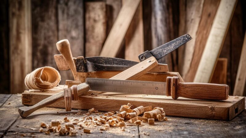 Les cinq outils de travail indispensables pour la menuiserie : équipez-vous pour un traçage millimétrique