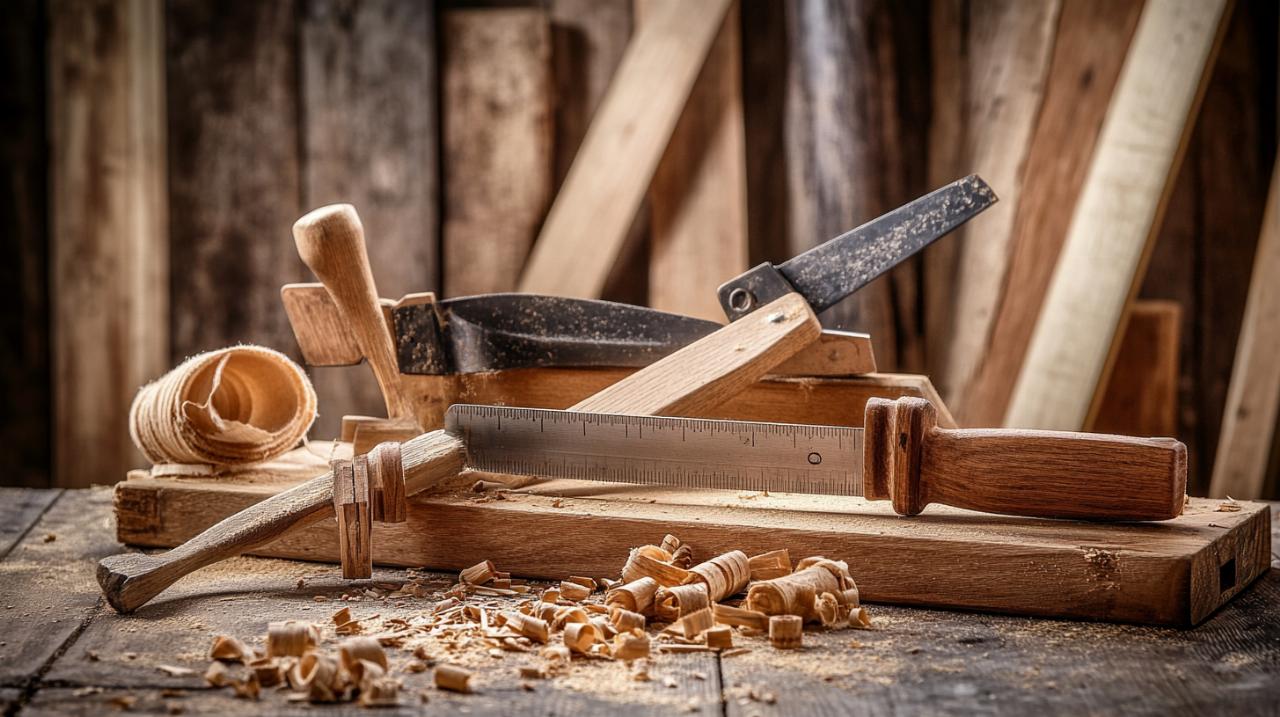 Les cinq outils de travail indispensables pour la menuiserie : équipez-vous pour un traçage millimétrique