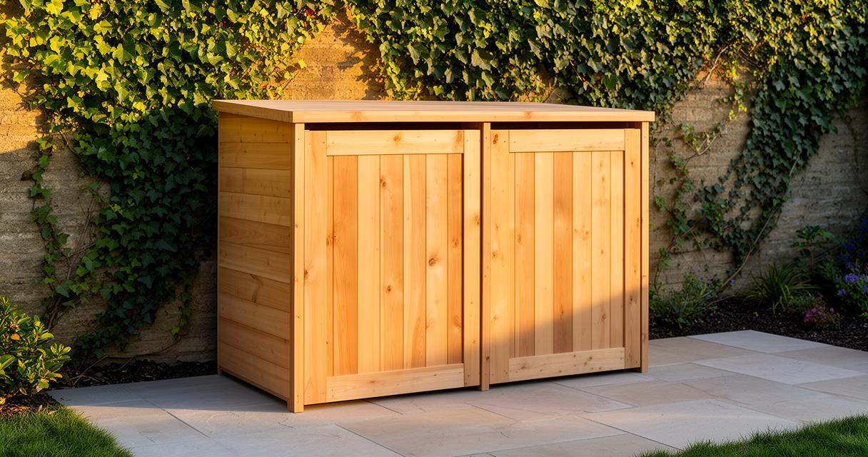 Fabriquer un cache poubelle en bois : guide étape par étape selon les mesures de vos poubelles